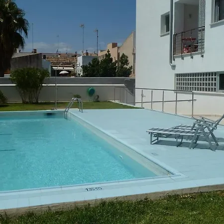 Pollentiamar Con Piscina Y A 90m De La Playa 아파트 포엔샤